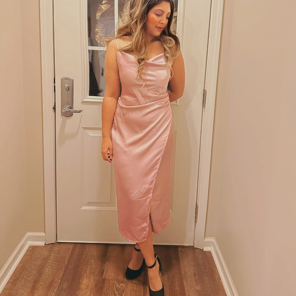 EUC DRESS || BRAND: RE-NAMED || DUSTY ROSE || SIZE: M